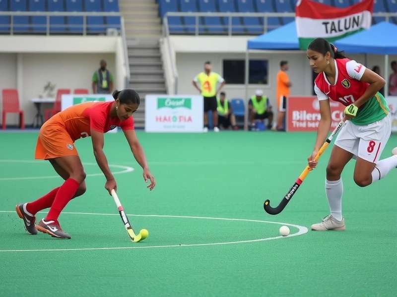 Indian Men's Hockey Team in action